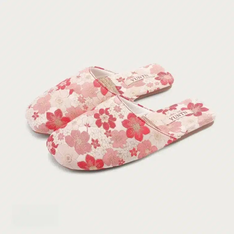 Sabots Fleuris Japonais Femme 5