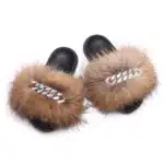 Chaussons Femme Glamour Fourrure 4