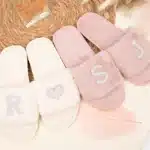 Chaussons Bride Personnalisés Initiale 1