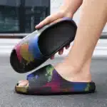 Pantoufles 2025 nouveau Style d'été décontracté maison antidérapant sport hommes vêtements chauds sandales de plage 5