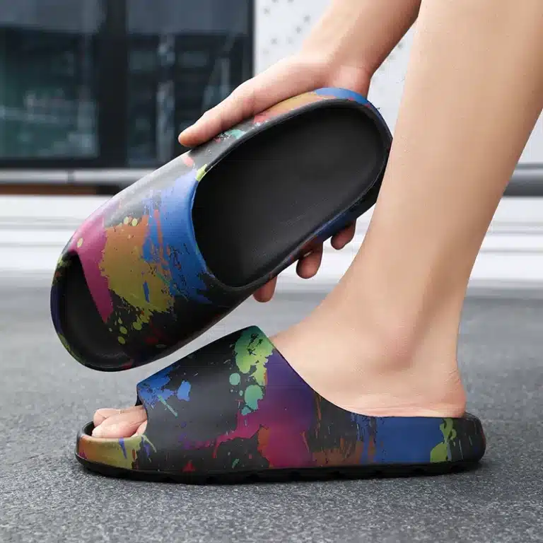 Pantoufles 2025 nouveau Style d'été décontracté maison antidérapant sport hommes vêtements chauds sandales de plage 5
