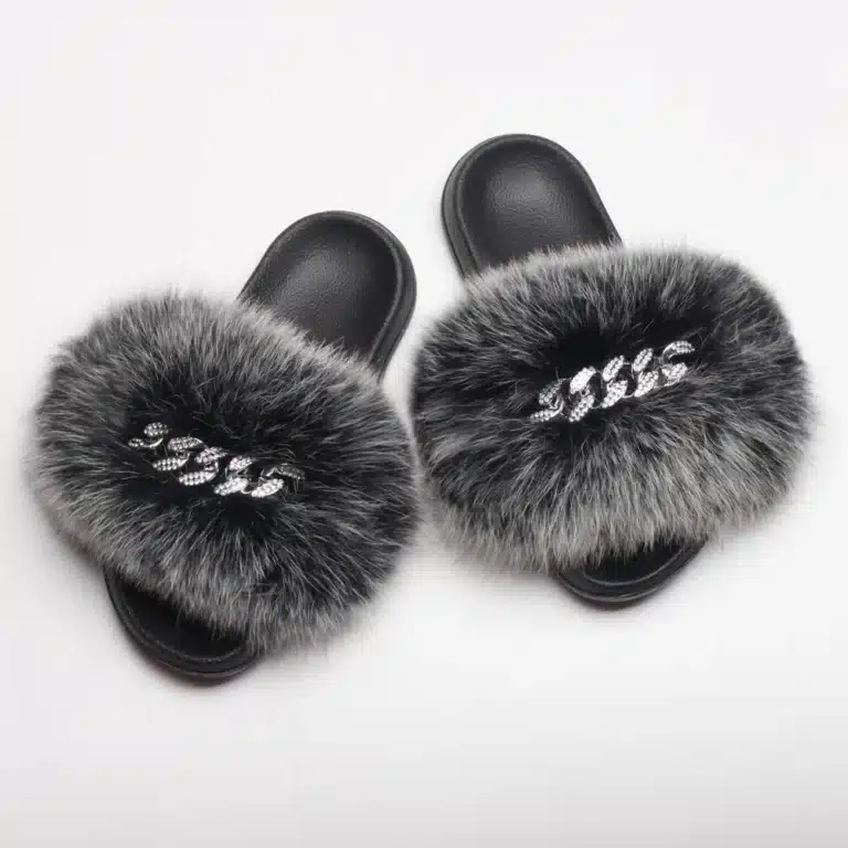 Chaussons Femme Glamour Fourrure 14