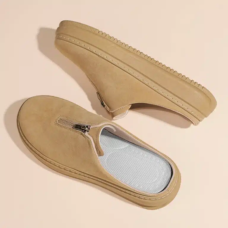 Chaussons Mules Fermeture Zip Homme 4