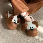Pantoufles Chien Peluche 4
