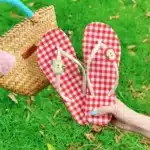 Tongs Pommes À Carreaux 3