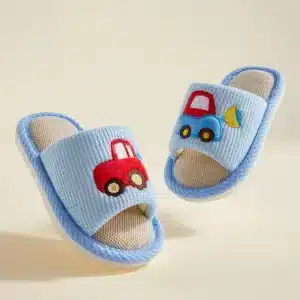 Chaussons Claquettes Lin Voiture 1