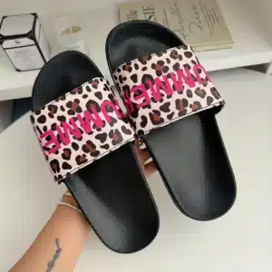 Claquettes Summer Léopard 1