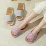 Claquettes Rayées Bambou 4
