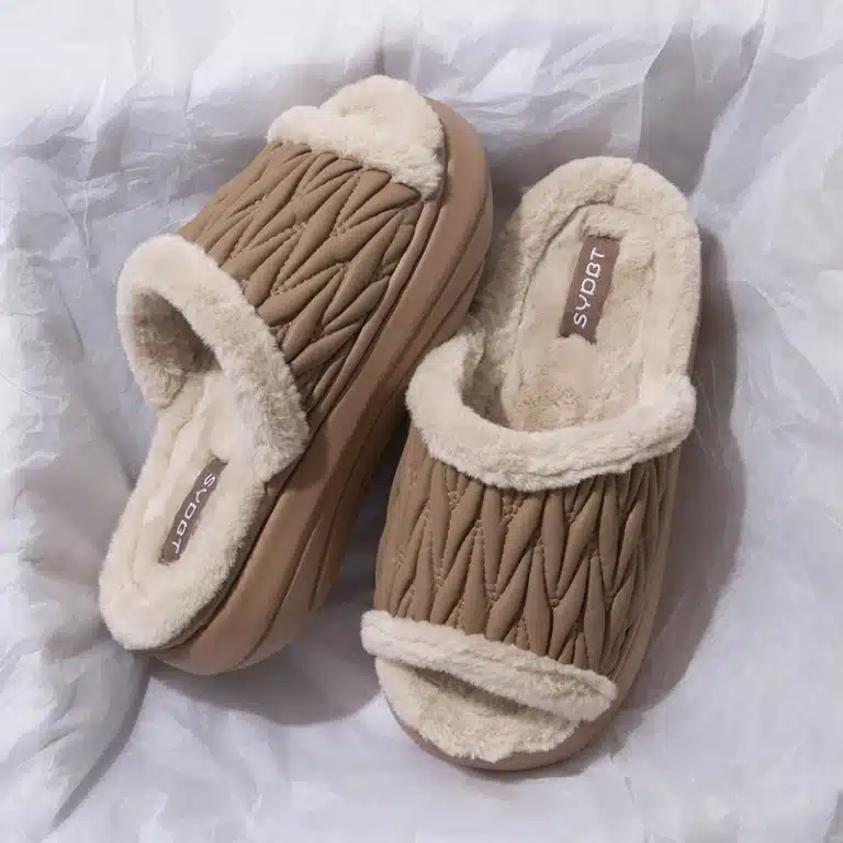 Mules Originales Fourrées Pour Femme 4