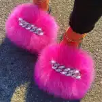 Chaussons Femme Glamour Fourrure 1