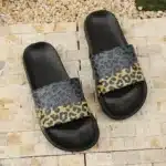 Claquettes Léopard Bicolores 2