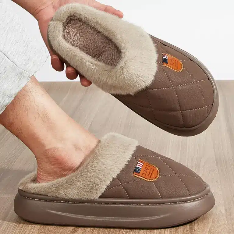 Chaussons Fourrés Grande Taille 4
