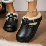 Chaussons Mules Imperméables Avec Fourrure 6