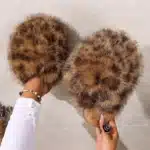 Chaussons Femme Fausse Fourrure Colorée 4