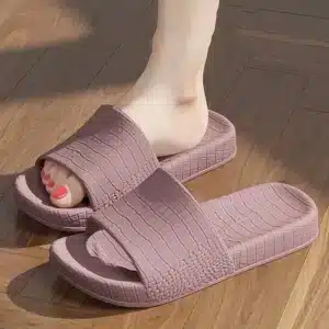 Claquettes Effet Croco 1