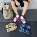 Pantoufles Été Légères Bicolores Mixtes 4