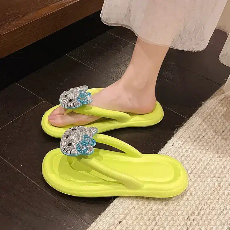Tongs Brillantes Hello Kitty 4