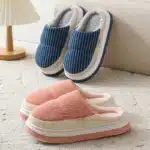 Chaussons Doudoune Rayés 3