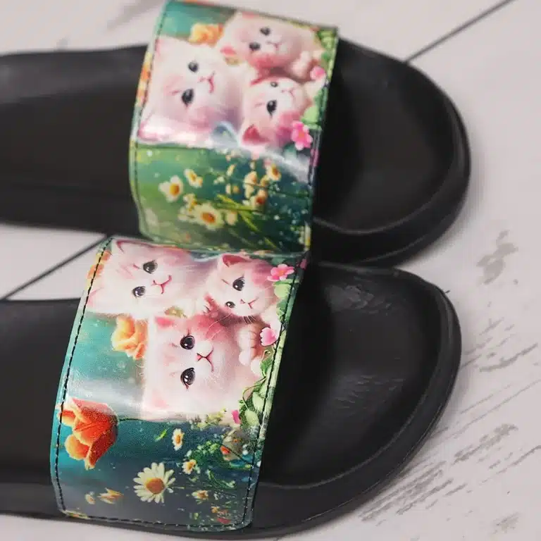 Claquettes Enfant Trio De Chats 4