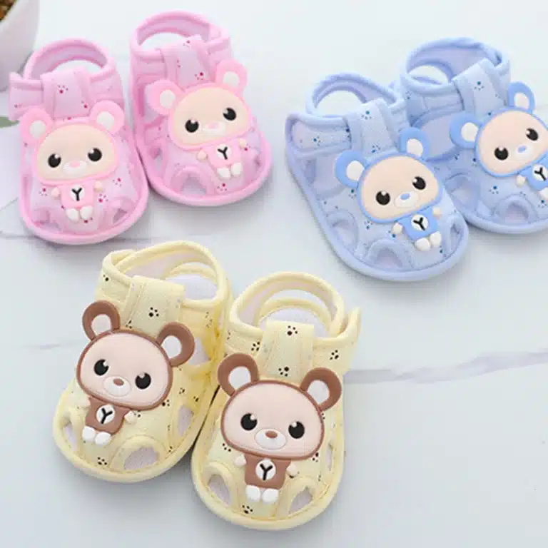 Chaussons Bébé Ourson Kawaii 1
