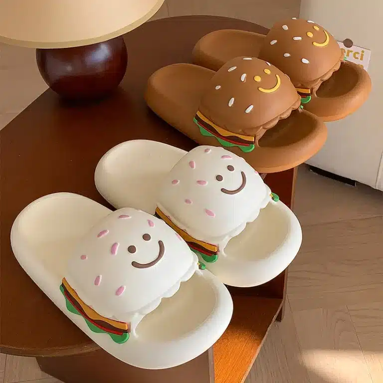 Claquettes Hamburger Smiley 3