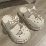 Sabots À Pois Vintage Femme 4