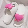 Claquettes Cœur 3D 1