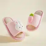 Chaussons Claquettes Lin Lapin Carotte 1