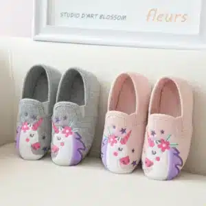 Chaussons Ballerines Licorne Pour Fille 1