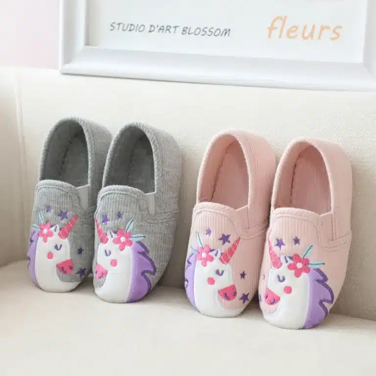 Chaussons Ballerines Licorne Pour Fille 1