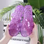 Claquettes Transparentes Pailletées 2