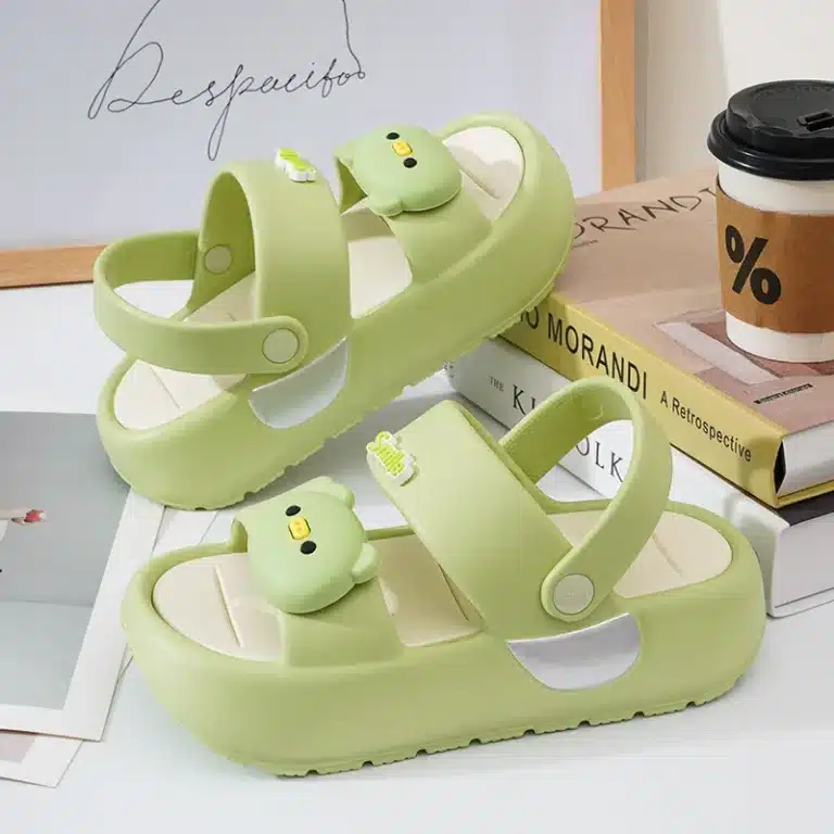 Claquettes Plateforme Ourson 6