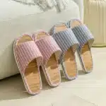 Claquettes Rayées Bambou 2