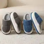 Chaussons Doudoune Rayés 1