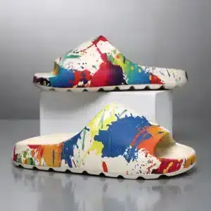 Pantoufles 2025 nouveau Style d'été décontracté maison antidérapant sport hommes vêtements chauds sandales de plage 1