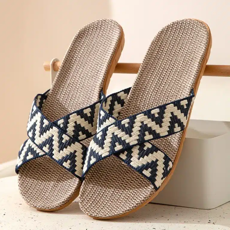 Claquettes Motif Géométrique Croisées 5