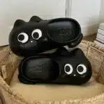 Chaussons Claquettes Tête De Chat 3