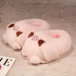Pantoufles Moelleuses Enveloppantes Cochon 2