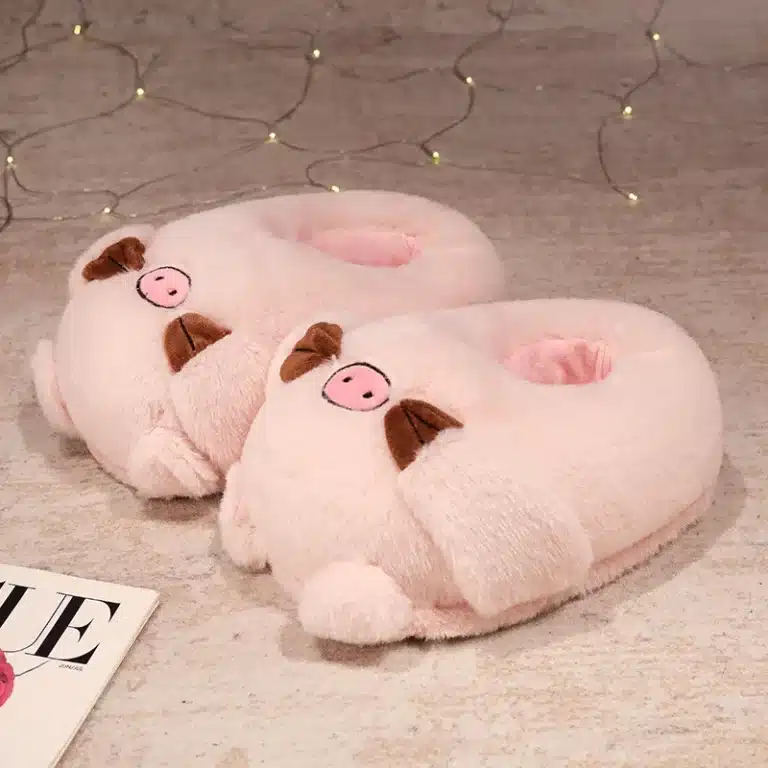 Pantoufles Moelleuses Enveloppantes Cochon 2