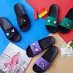 Chaussons d'été pour femmes, sandales d'intérieur rafraîchissantes, pantoufles antidérapantes pour salle de bain, pantoufles tendance à une bride pour couples et étudiants, pour l'extérieur 4