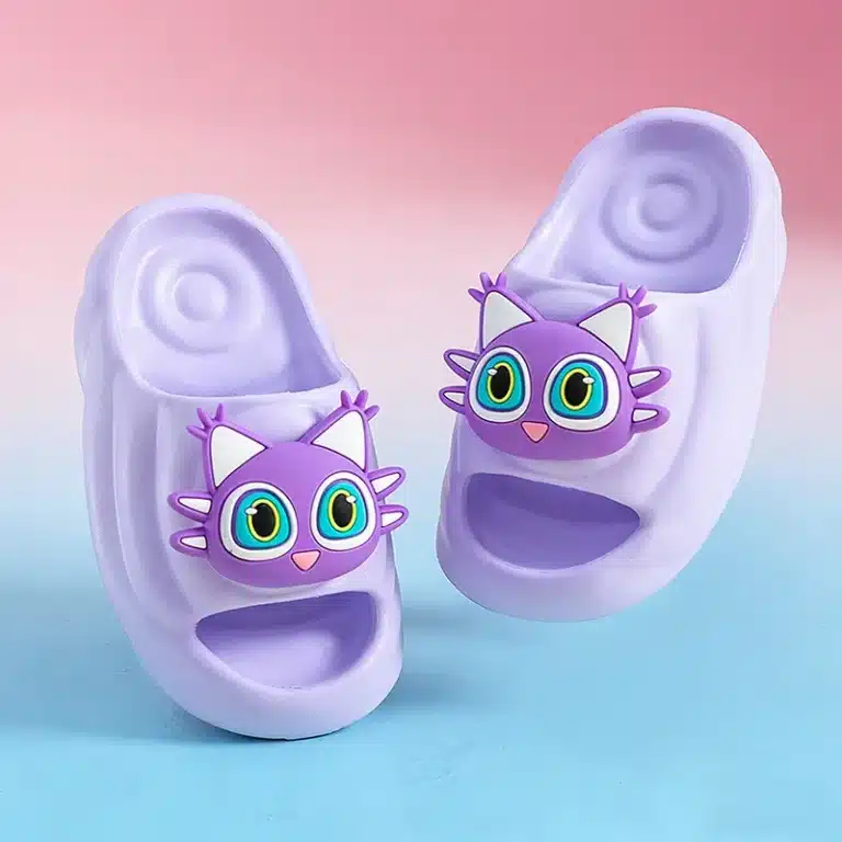 Claquettes Chat Cartoon 3D Enfant 3