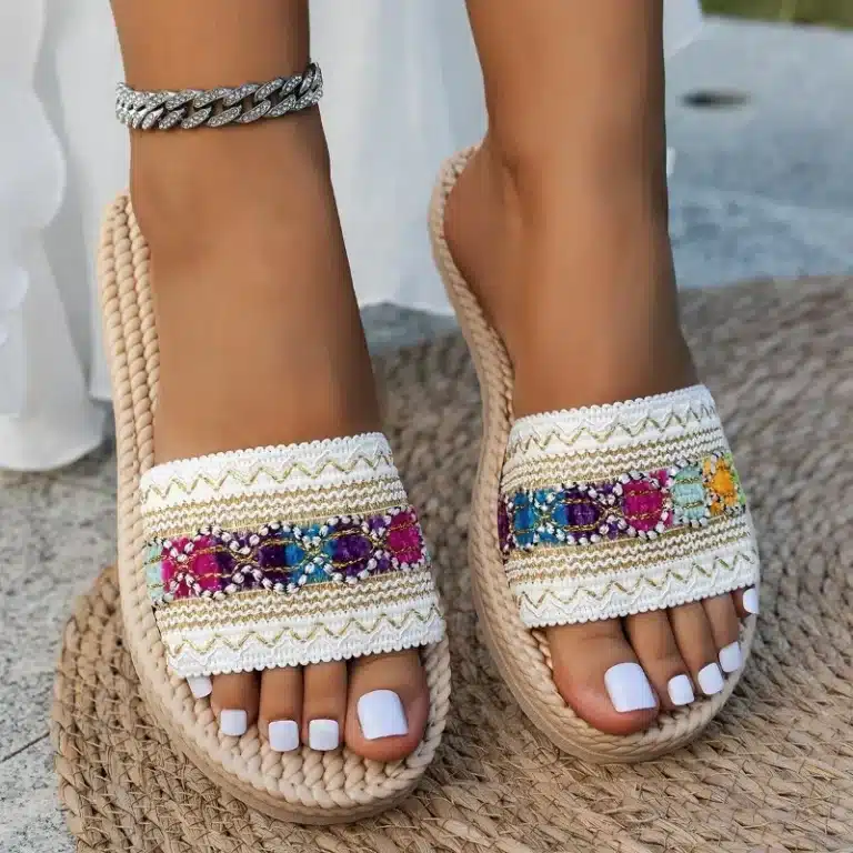 Claquettes Bohème Chic Femme 1