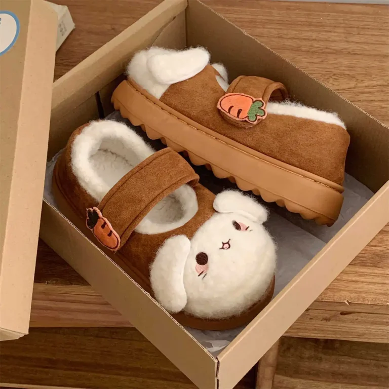 Chaussons Fermés Fourrés Lapinou 1