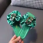 Mules Nœud Satin Fille 1