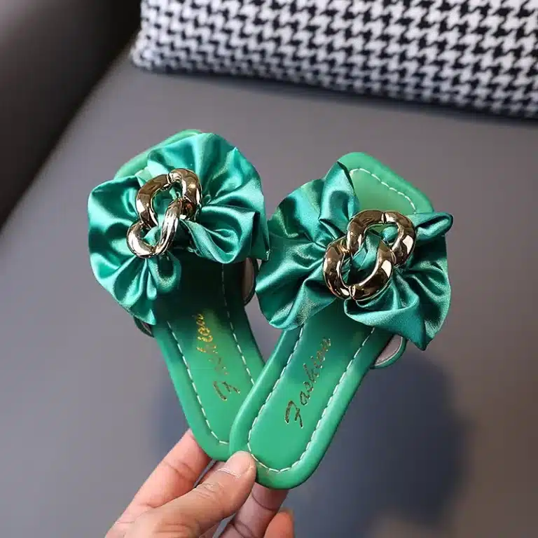Mules Nœud Satin Fille 1