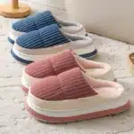 Chaussons Doudoune Rayés 4