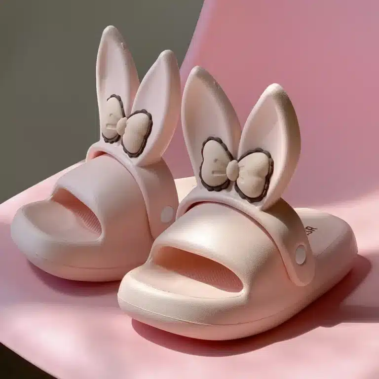 Claquettes Plateformes Oreilles De Lapin 5