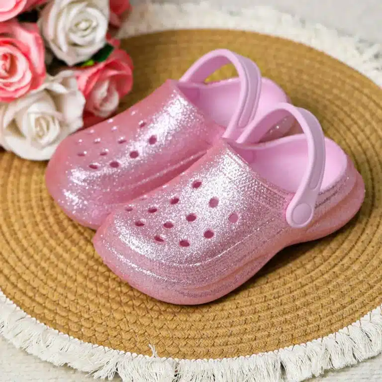 Crocs Rose Brillant Enfant 1