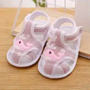 Chaussons Bébé Baleine Kawaii 3