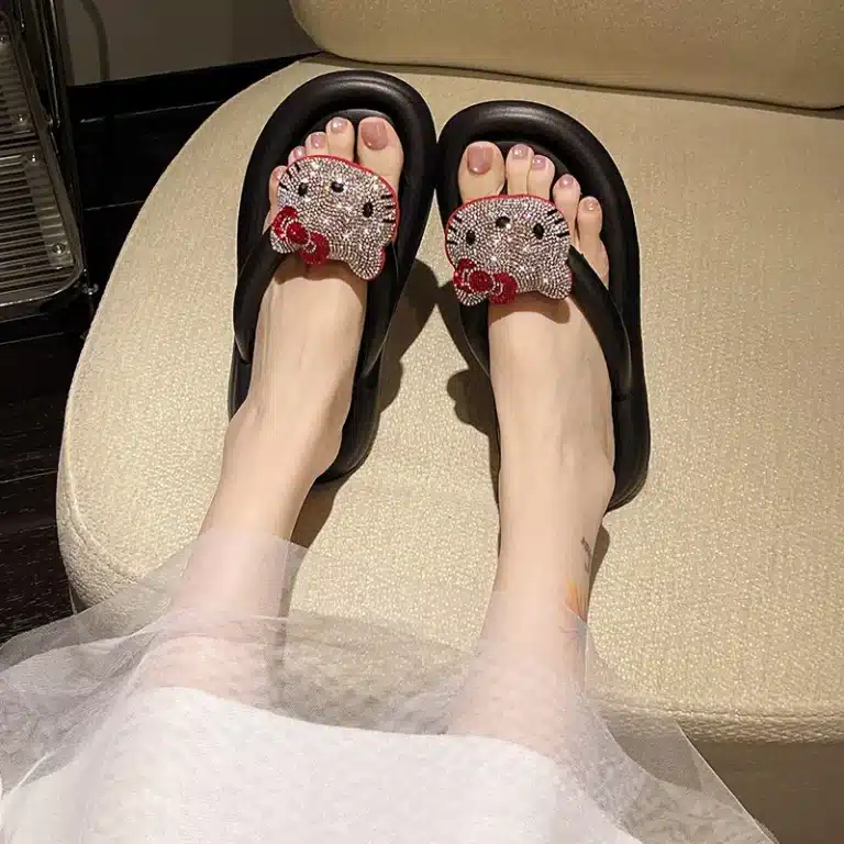 Tongs Brillantes Hello Kitty 2